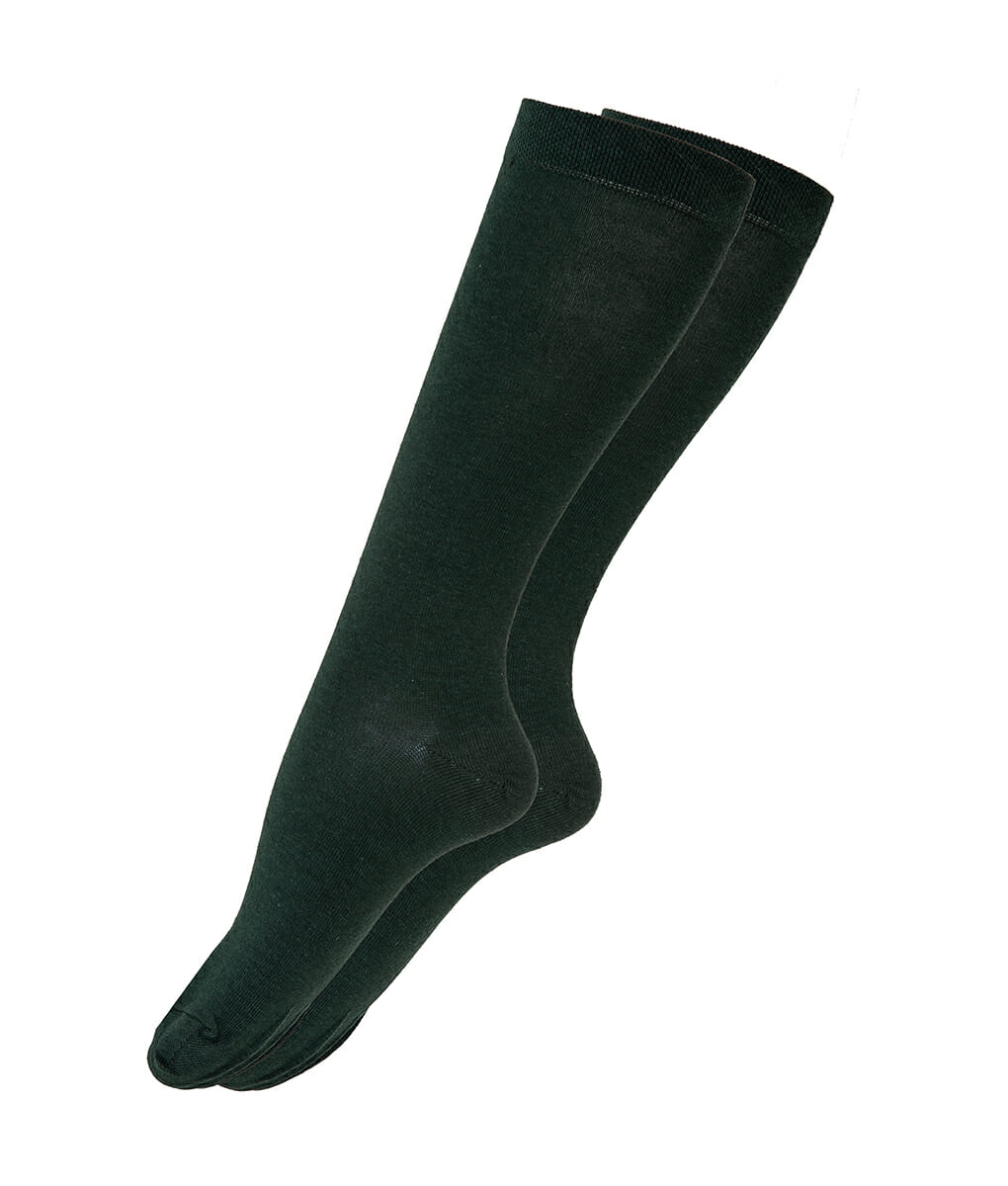 Γυναικεία βαμβακερή κάλτσα μέχρι το γόνατο πράσινη 4396 Πράσινο